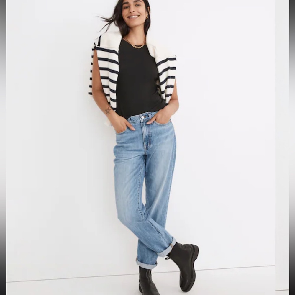 Madewell The Slouchy Boy Jean Denim Pants Size 31P NG831 - Picture 16 of 16